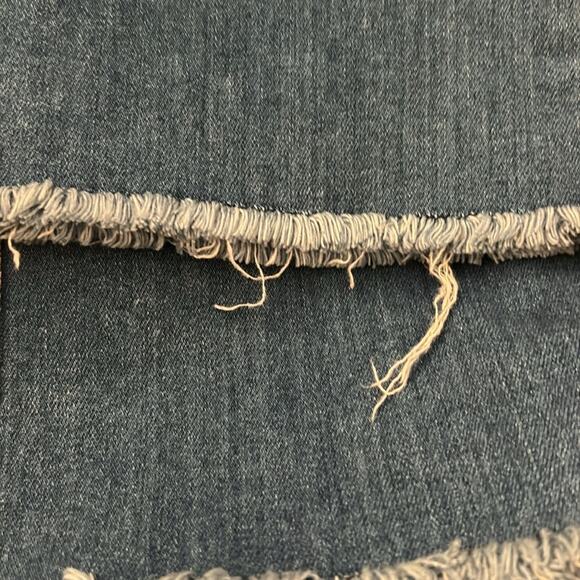 Veronica Beard Carolyn Baby Boot Cropped Tux Button Fly Jeans Size 28x25 - Picture 8 of 12